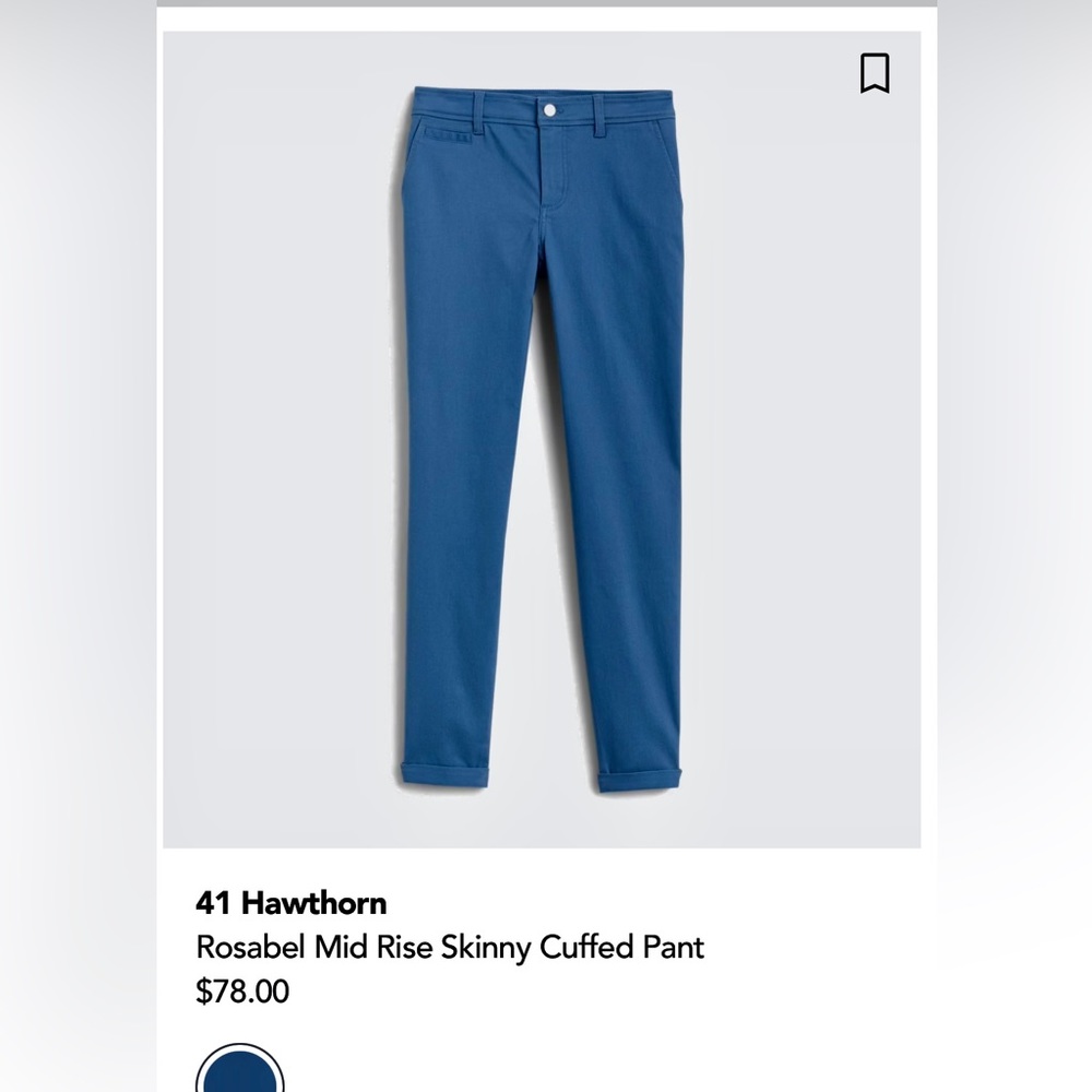 41 Hawthorn Rosabel Mid Rise Skinny Pant size 18W